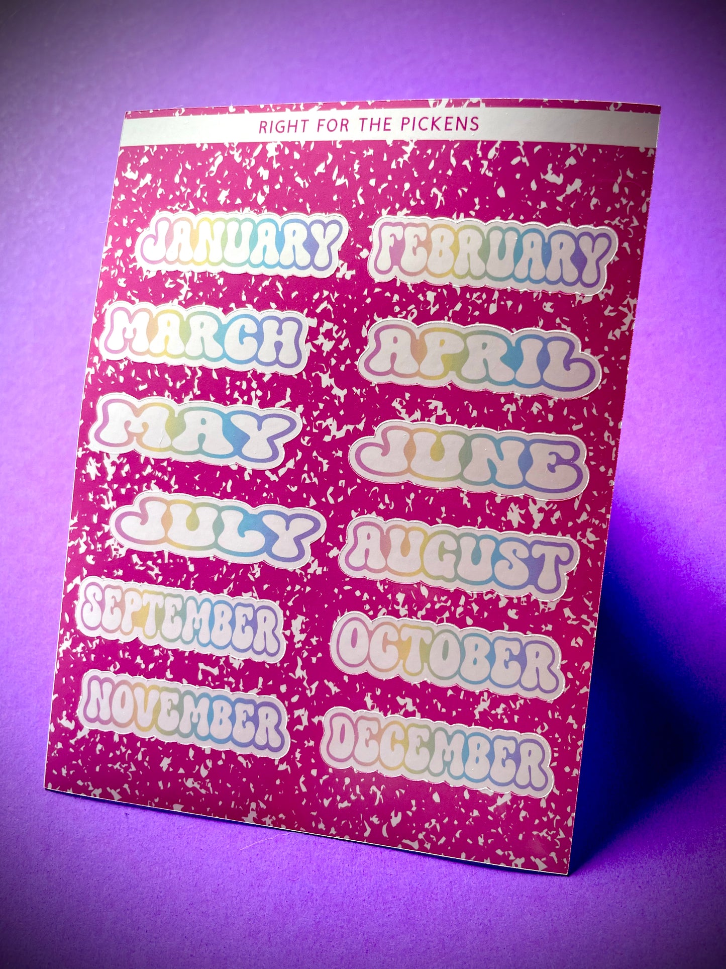 Pastel Months 2