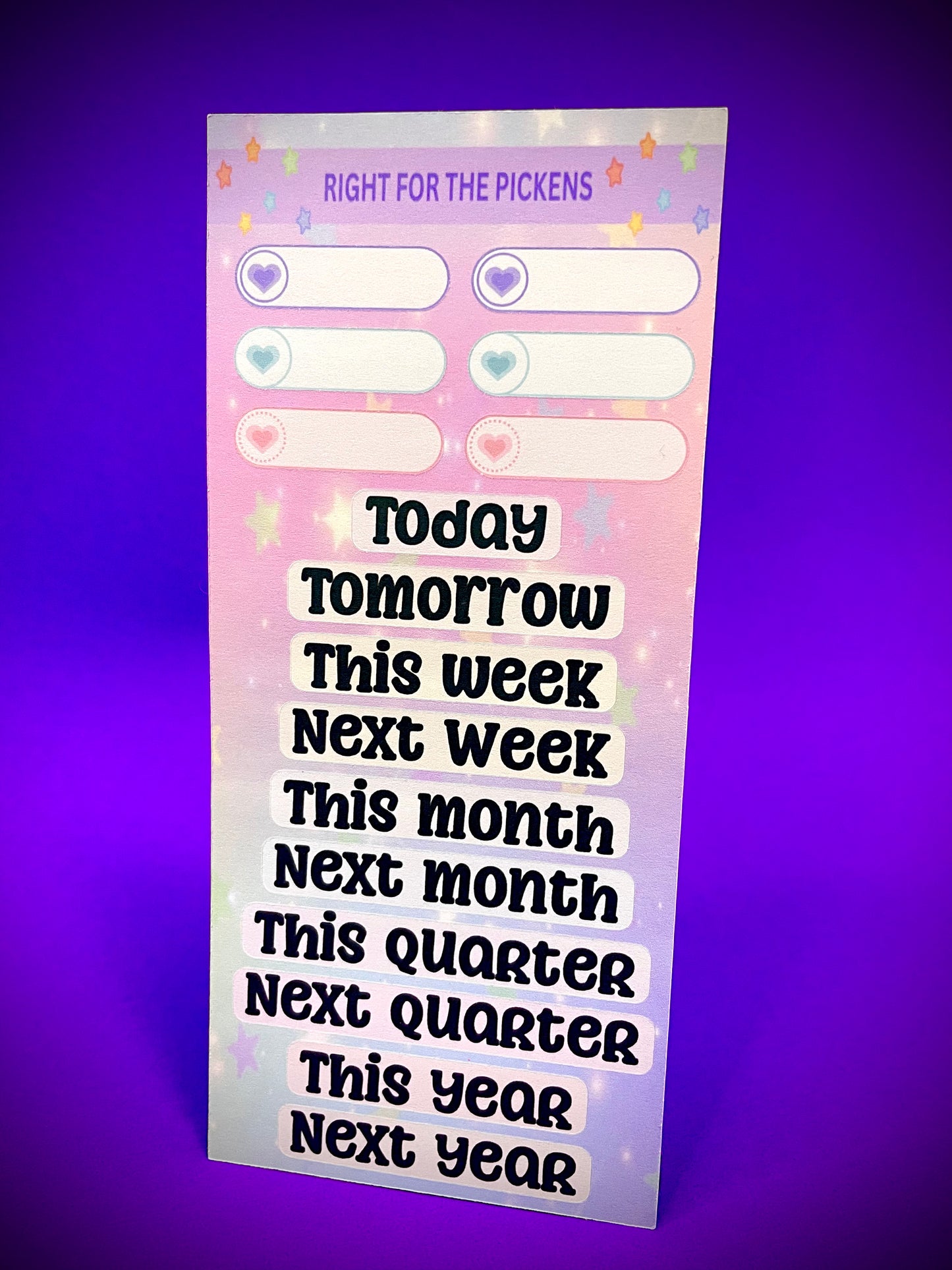 Planner Needs