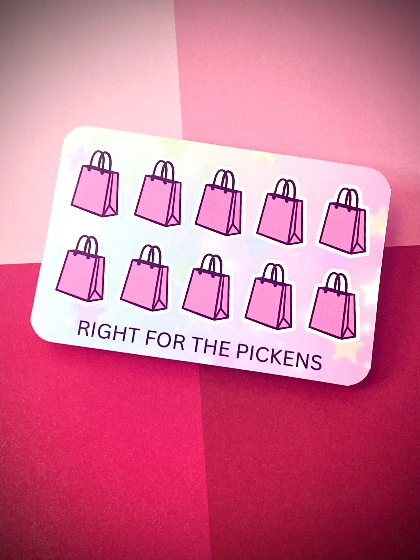 Pink Shopping Bag