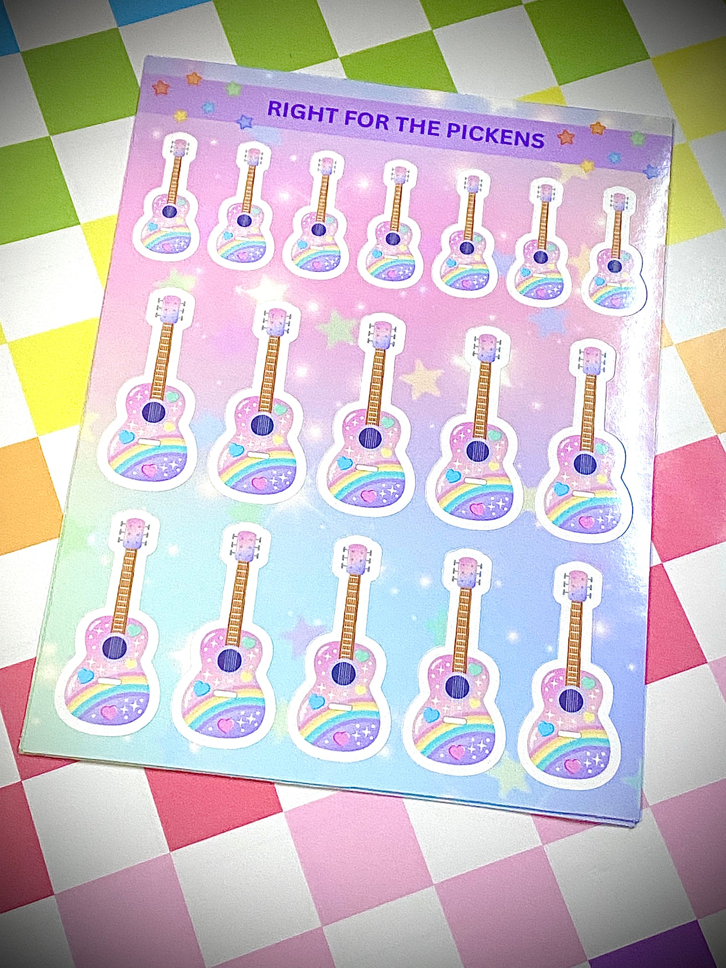 Pastel Guitar