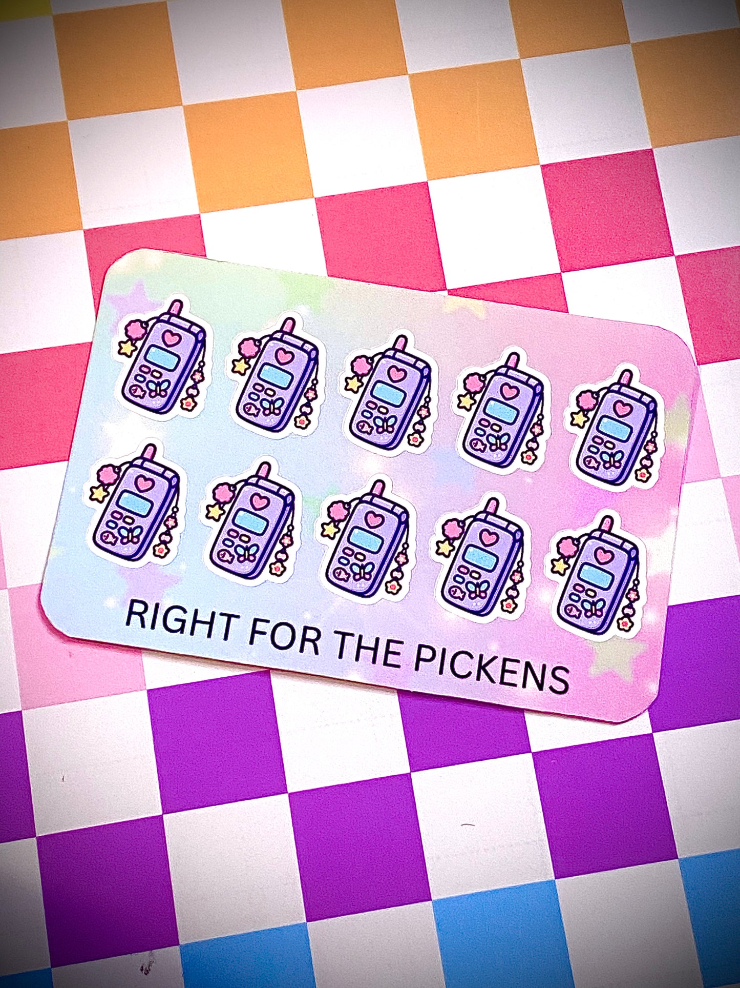 Kawaii Purple Cell Phone