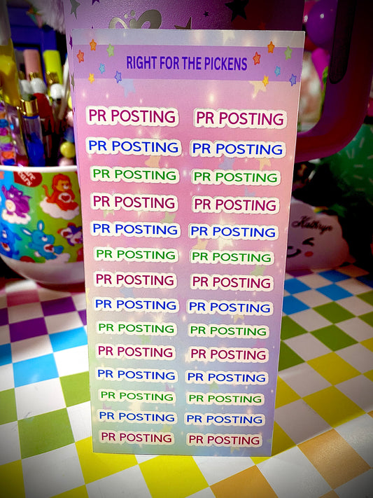 PR POSTING