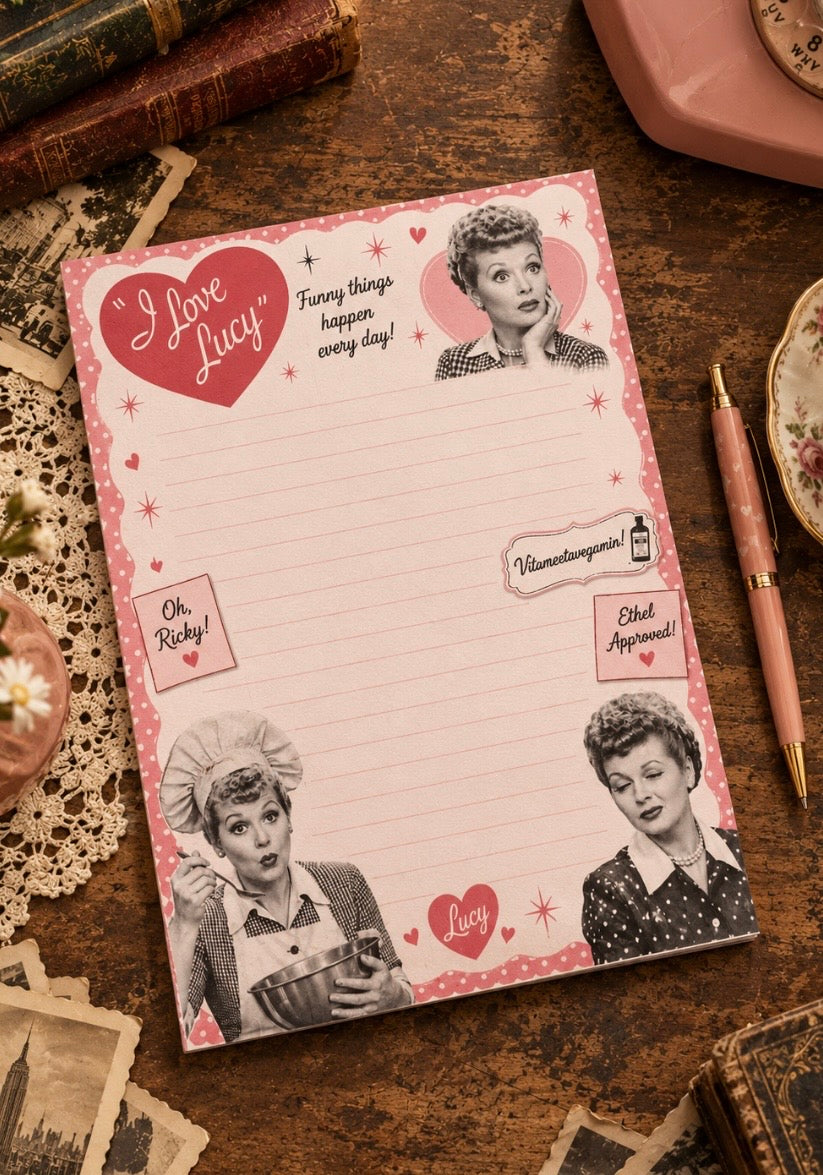 I love Lucy Notepad