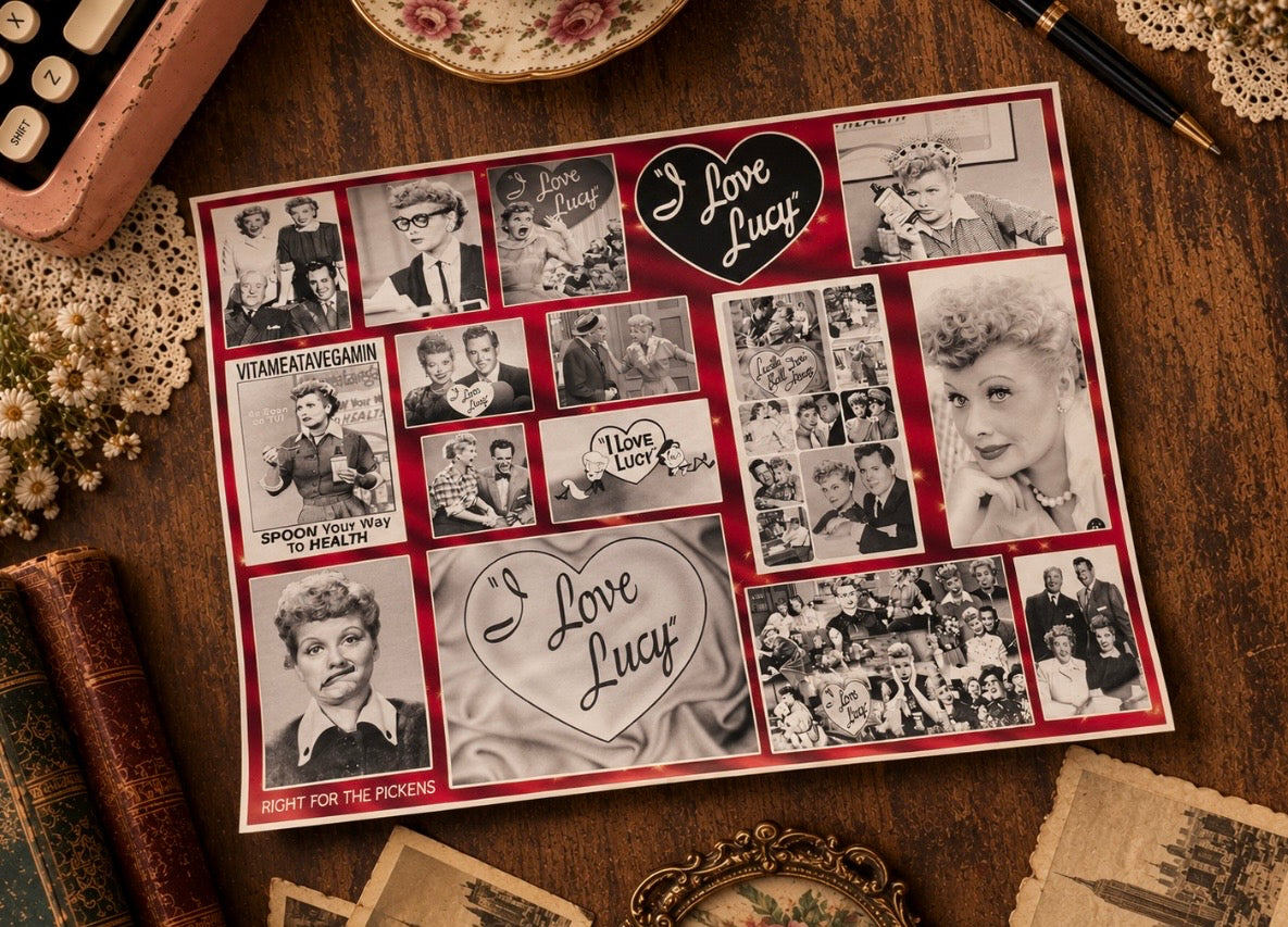 I love Lucy (black and white)