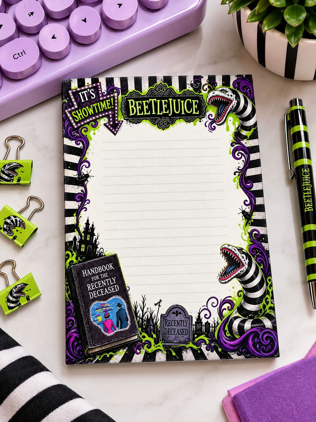 BEETLEJUICE NOTEPAD