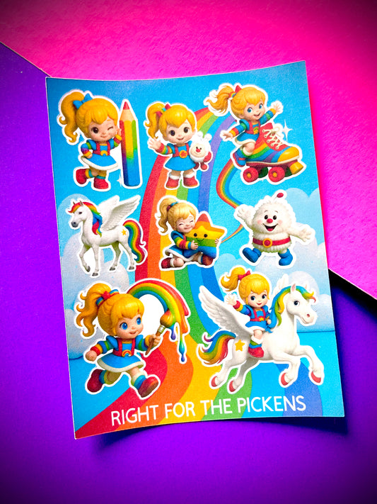 Rainbow Brite Deco