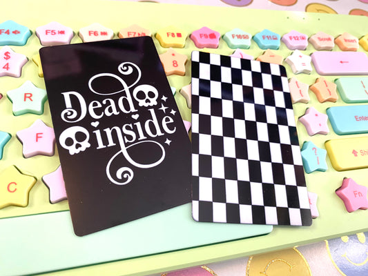 Dead Inside Washi Card