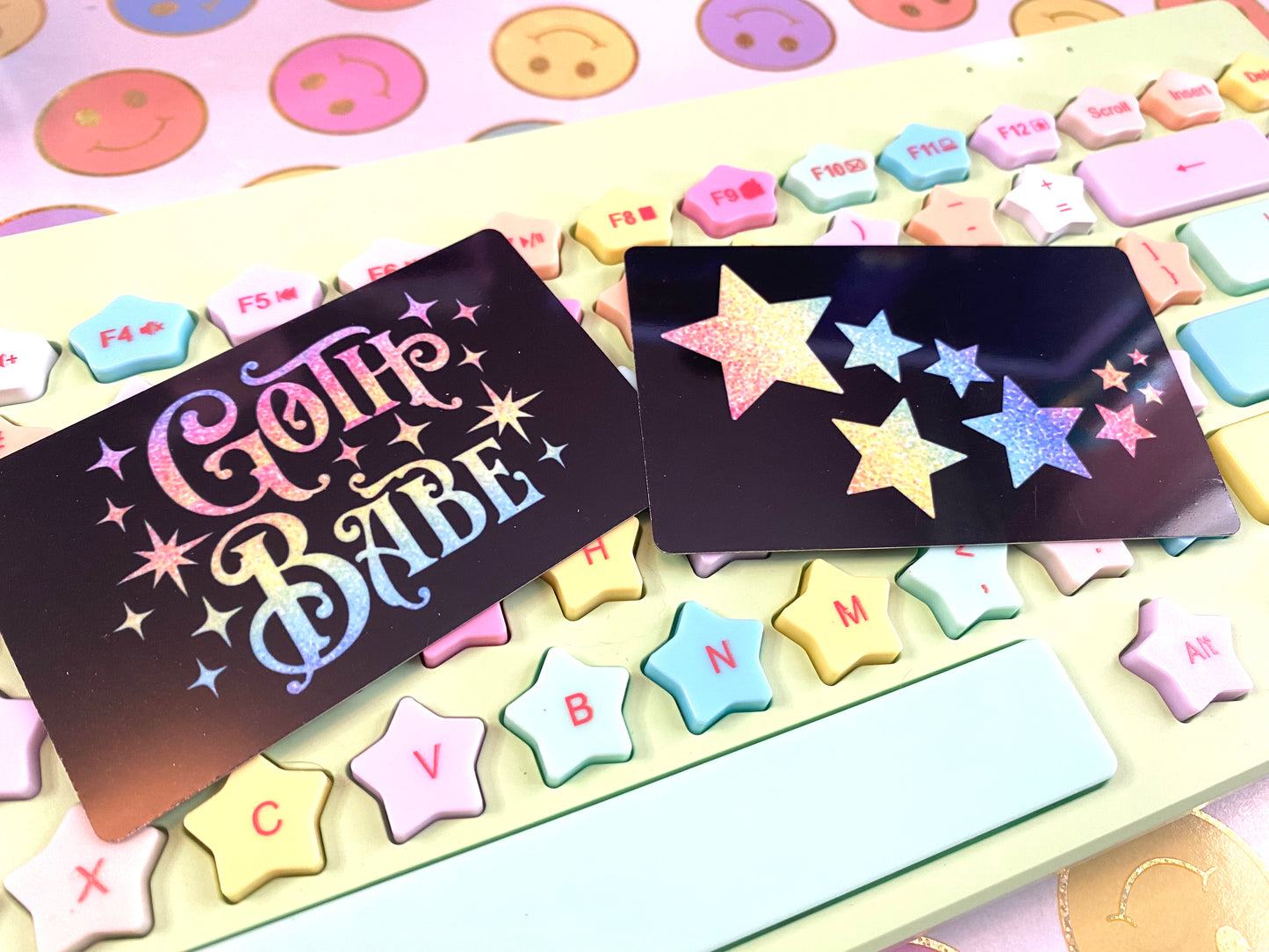Goth Babe Washi Card