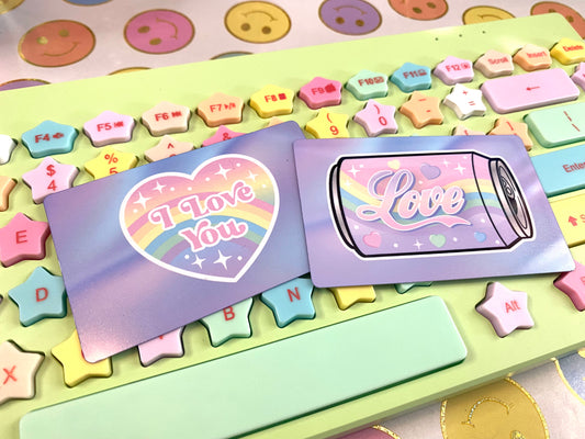 Pastel Love Washi Card