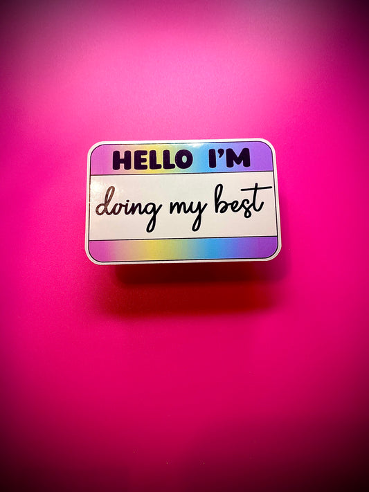 Doing my Best