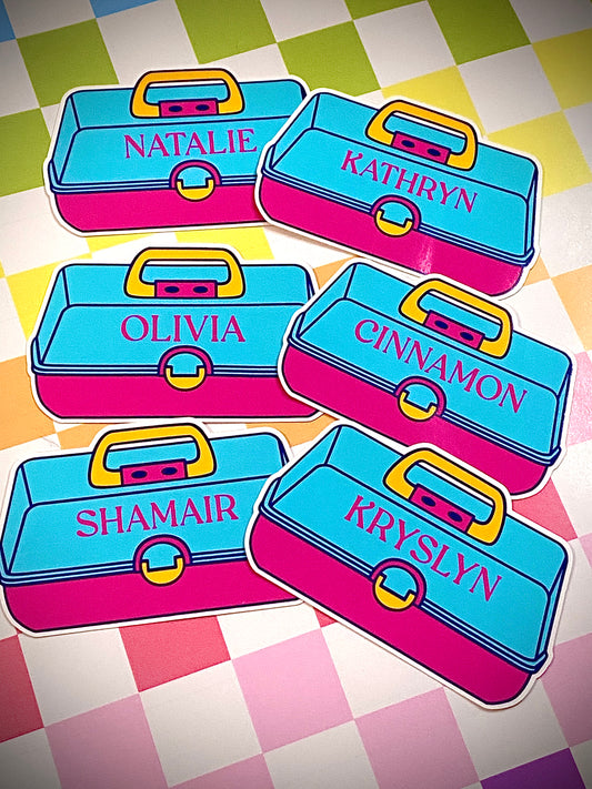 Personlized Caboodle Die Cut