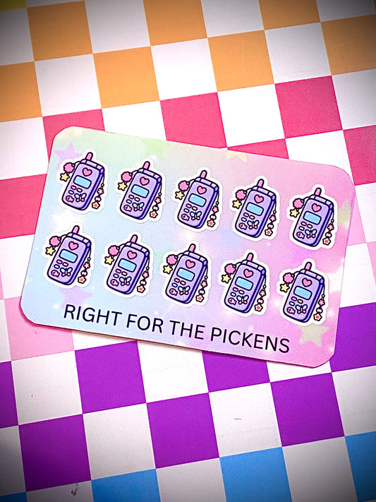 Kawaii Purple Cell Phone