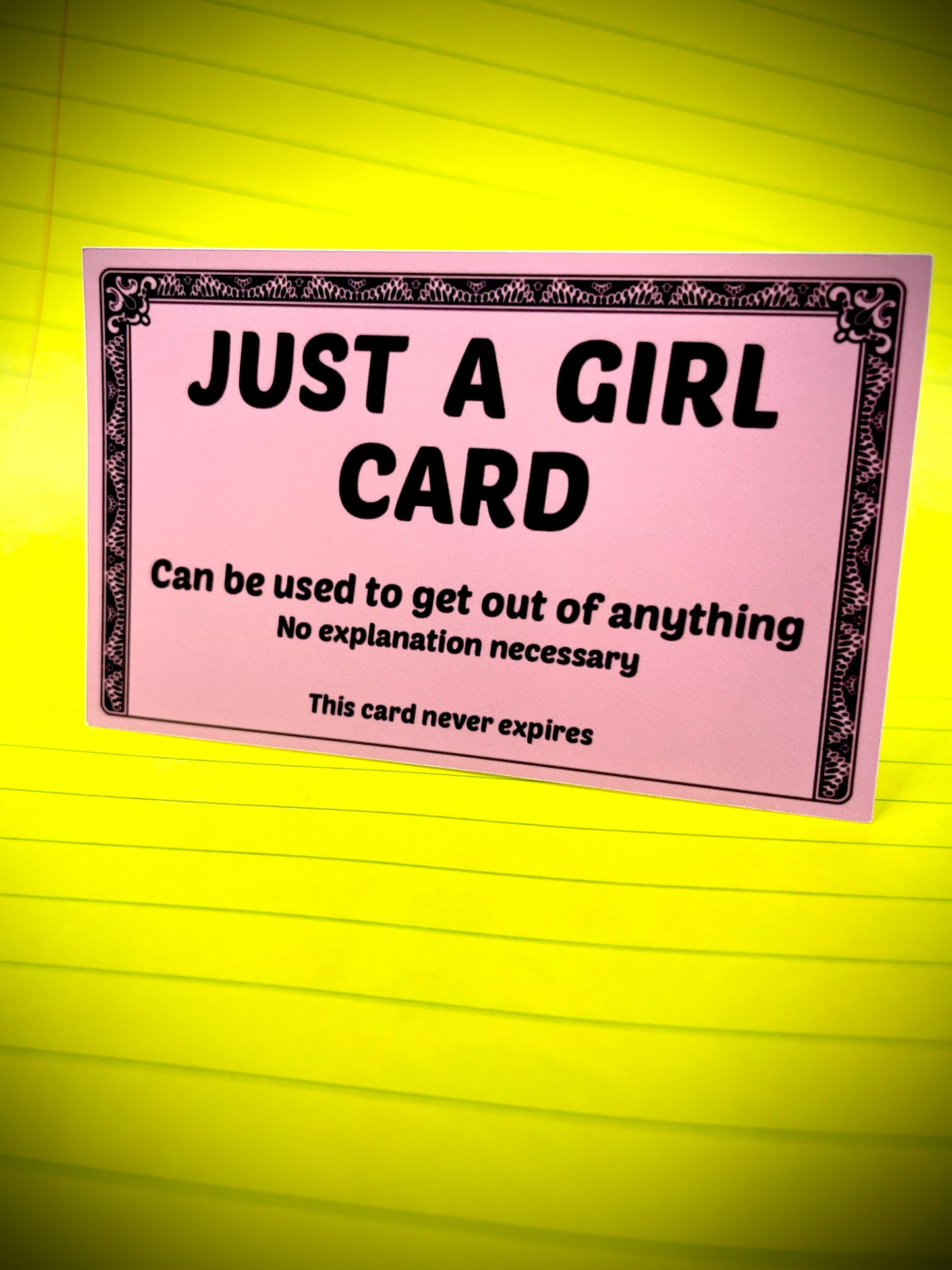 Girl Card