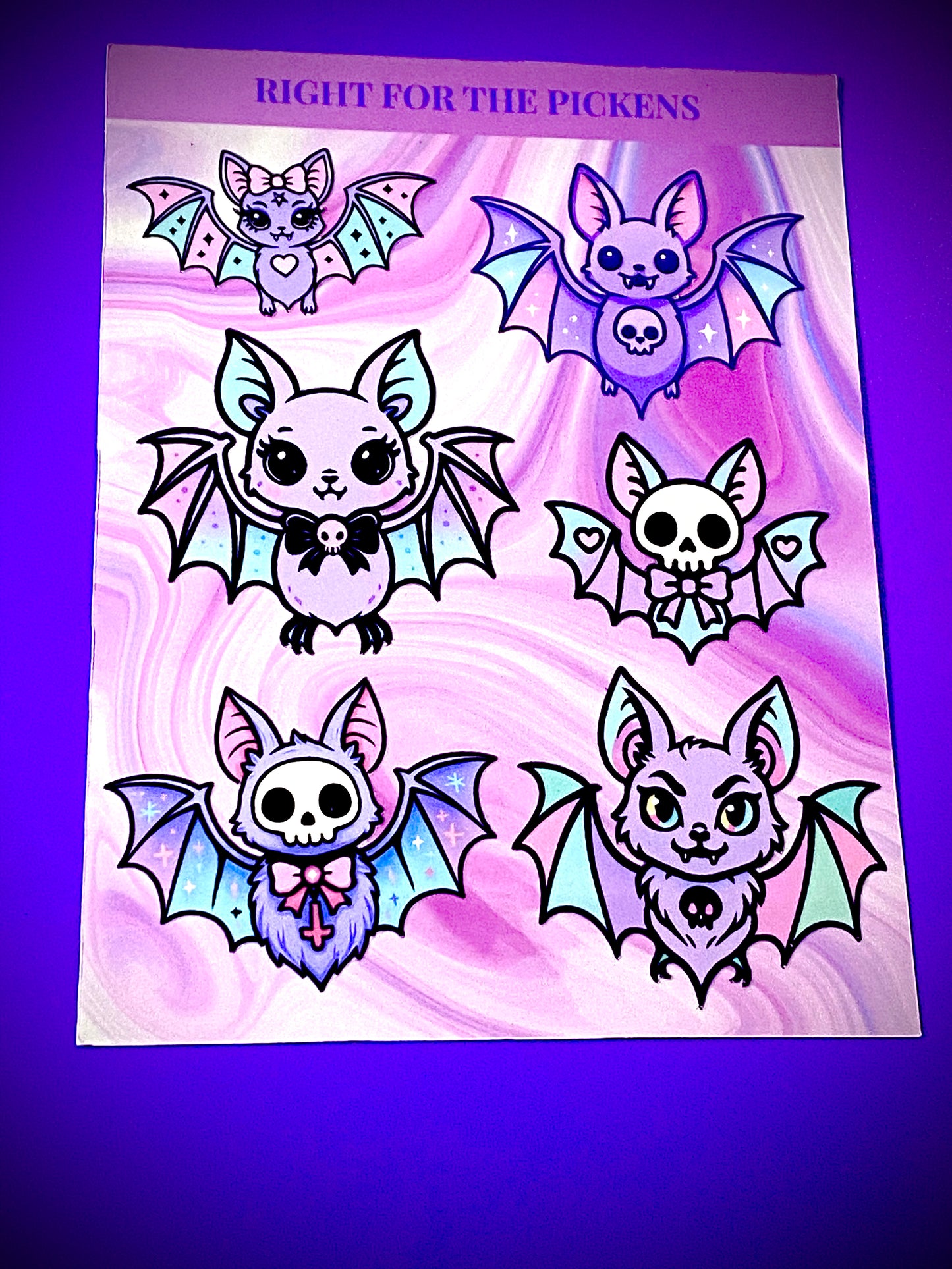 Pastel Bats