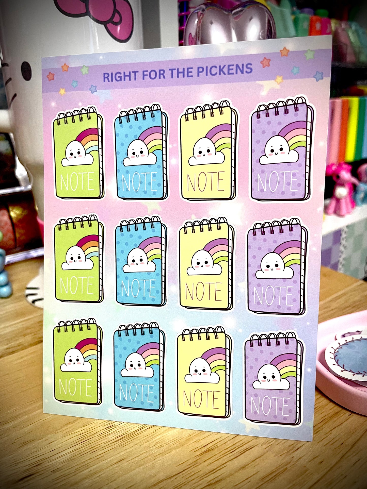 Rainbow Notepad