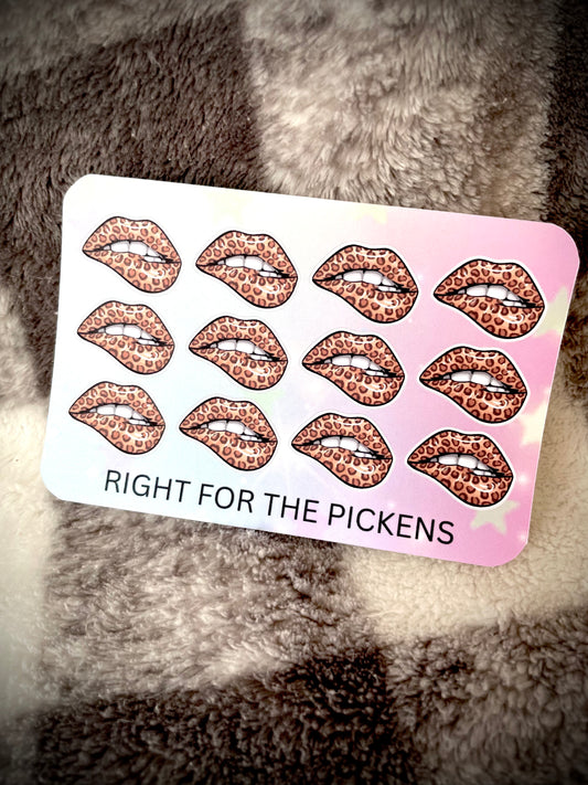 Animal Print Lips