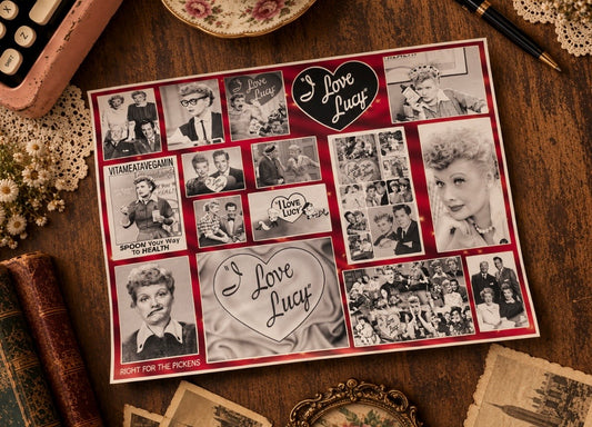 I love Lucy (black and white)